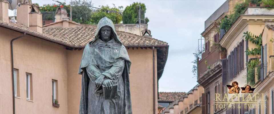 Campo De' Fiori and Giordano Bruno's Monument