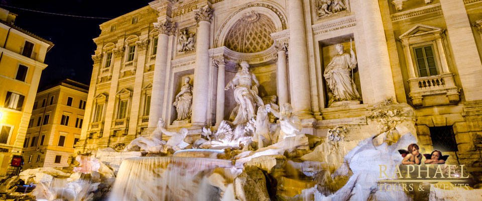 The Trevi Fountain at Night